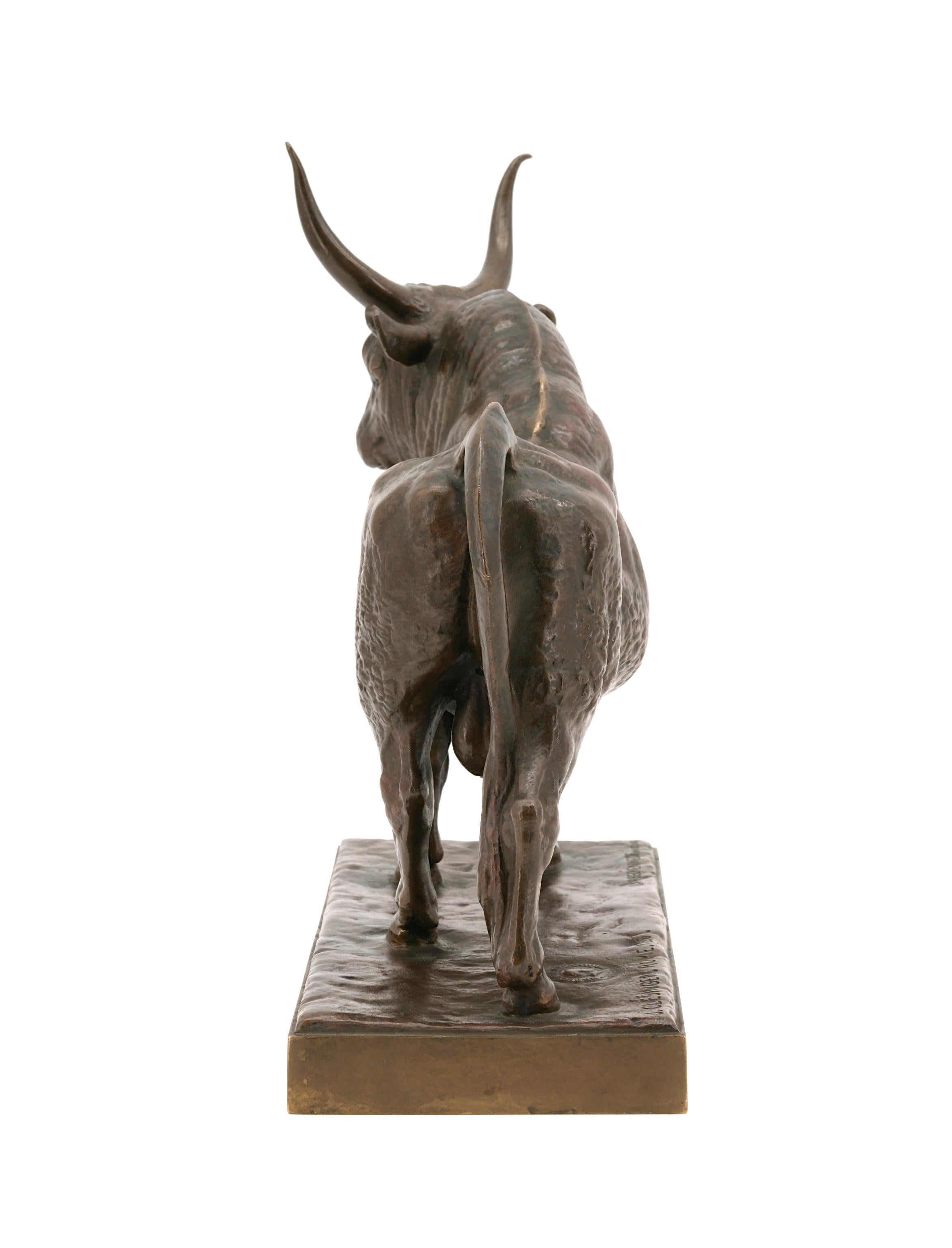 Bronzo Auguste Clésinger (francese, 1814-1883)  Roman Bull, 1858  Scultura in bronzo in vendita