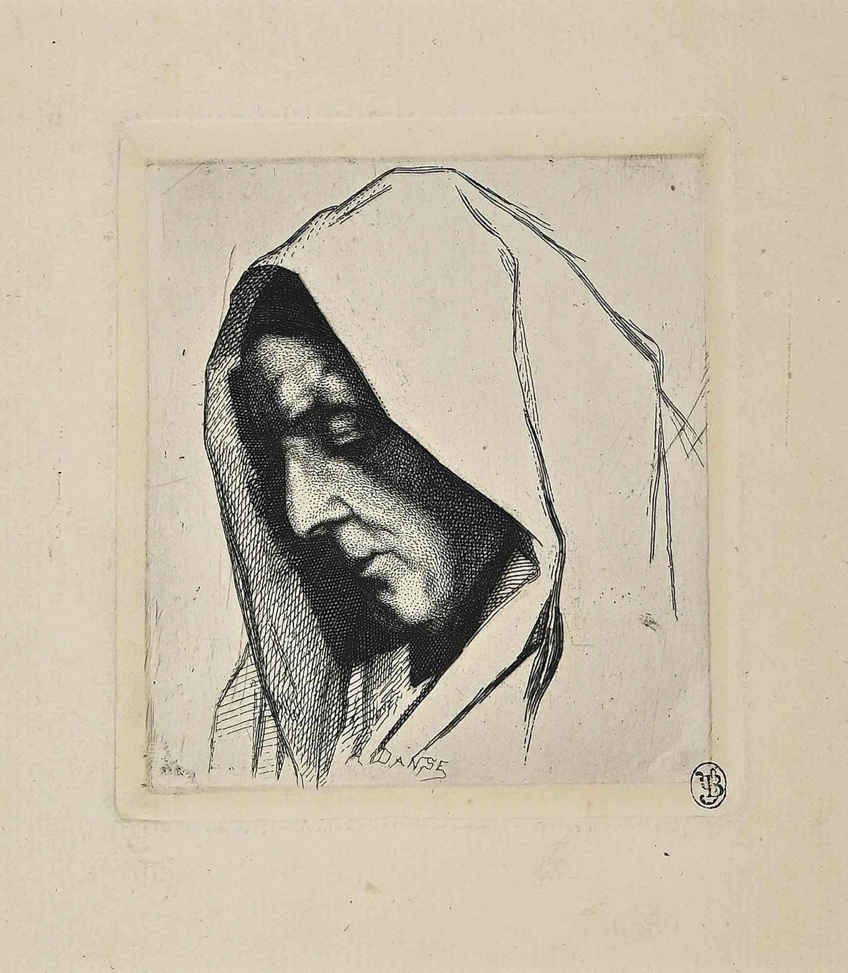 Il ritratto è un'acquaforte originale su carta realizzata da Auguste Danse (1829-1902).

Buone condizioni ma invecchiato.

Firmato sul piatto.

monogramma della Collezione in basso a sinistra.

L'opera d'arte rappresenta un ritratto. L'opera d'arte