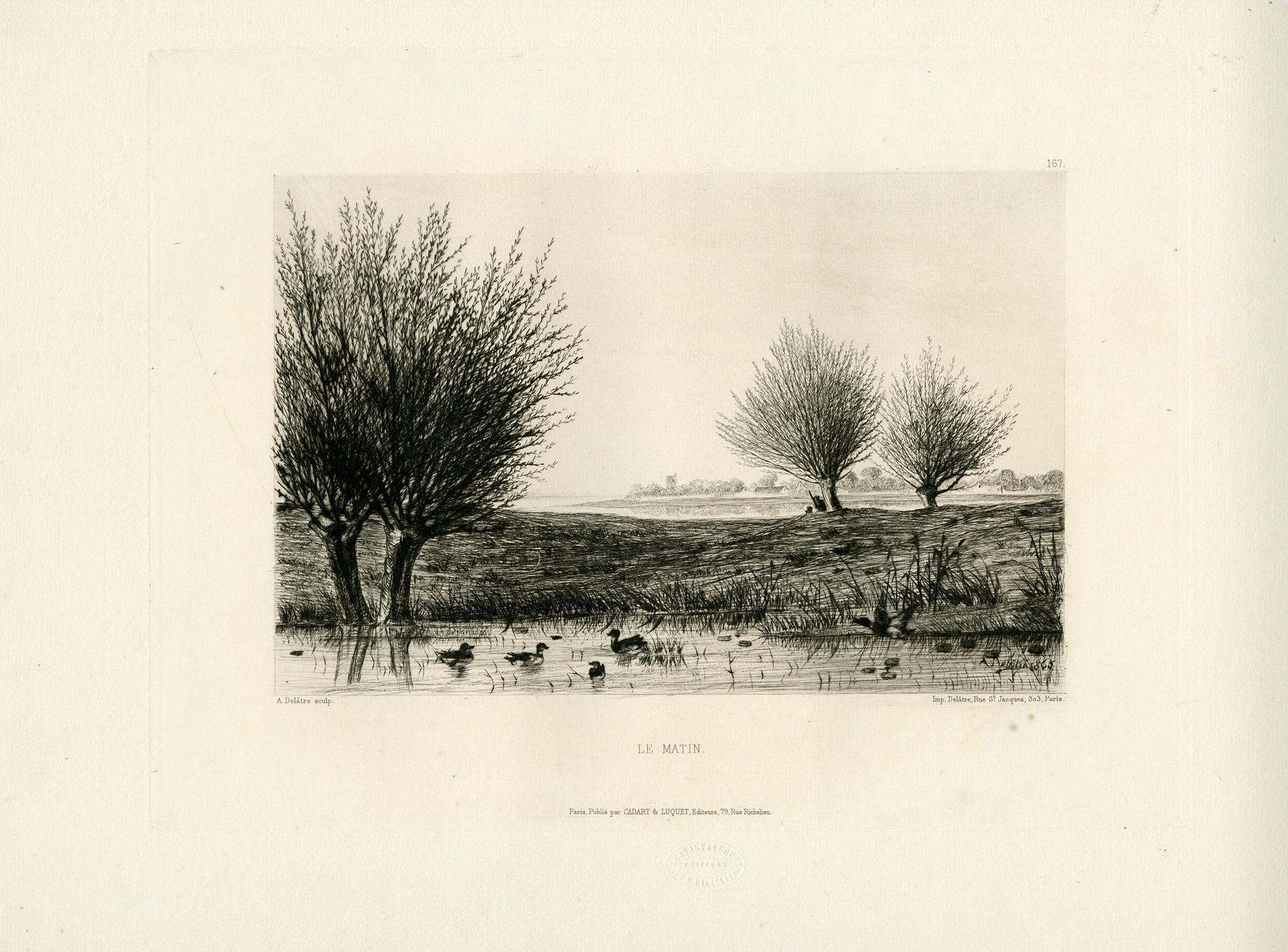 Le Matin - Print by Auguste Delâtre