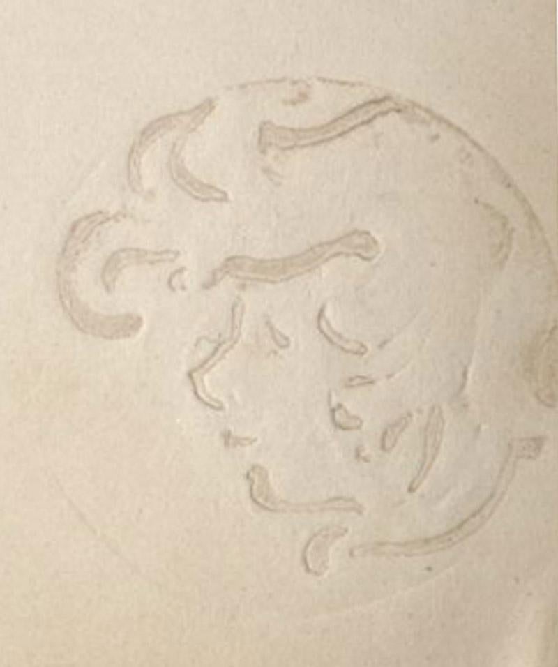 Artemis
Farblithographie, 1898
Signiert im Stein unten rechts (siehe Foto)
Veröffentlicht in L'Estampe Moderne mit deren Blindstempel in der rechten unteren Ecke, Lugt 2790
Ausgabe 2000
Gedruckt bei Chapenois, Paris
Zustand: Ausgezeichnet
Bildgröße:
