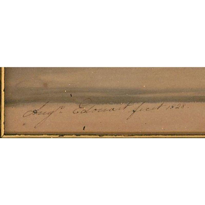 Auguste Edouart (1789-1861) - 1828 Cut Paper Silhouette, Georgian Gentleman 4