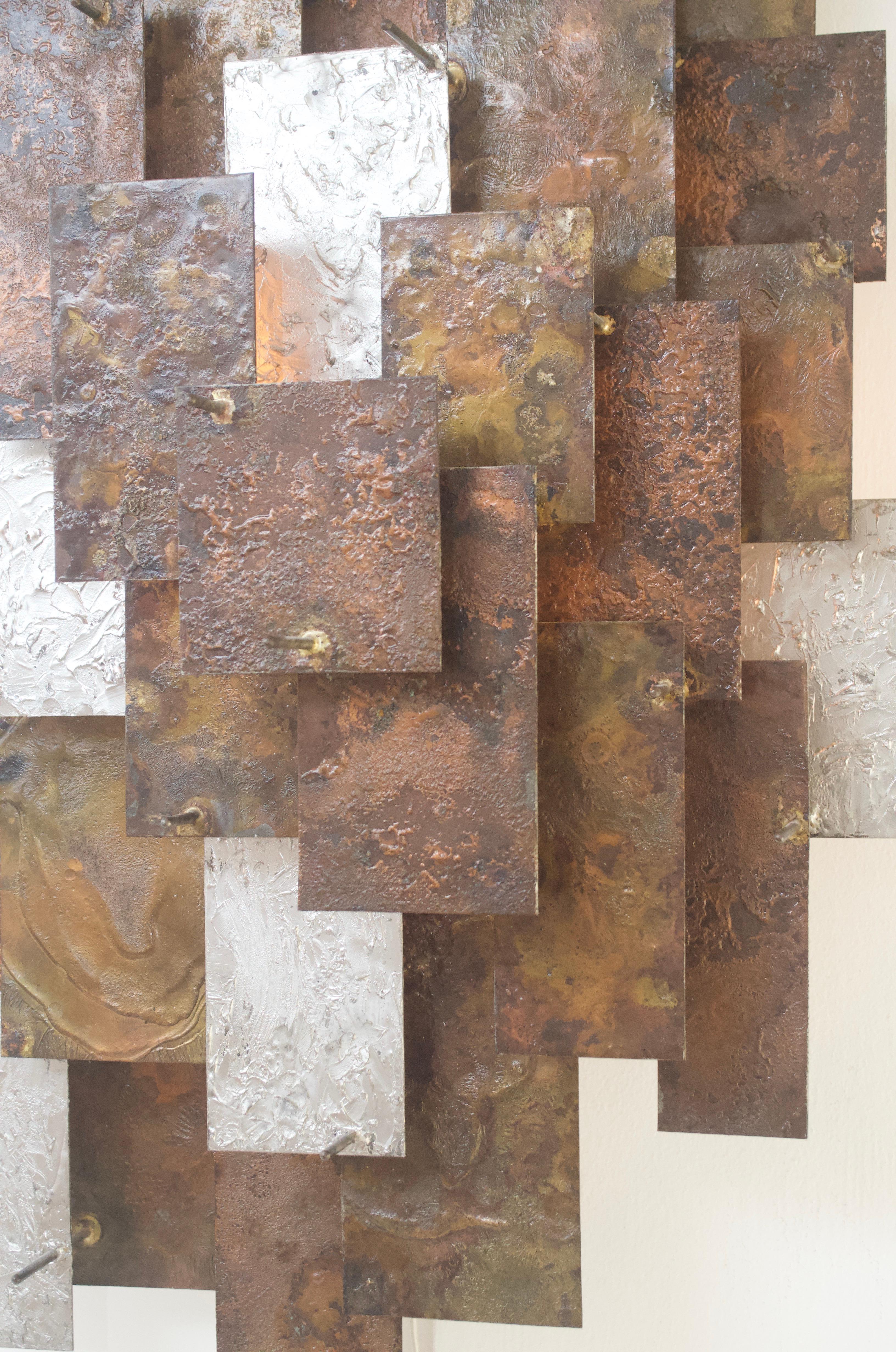 Mid-Century Modern Auguste Fix – Brutalist Wall Lamp, Signed, France, circa 1960 For Sale