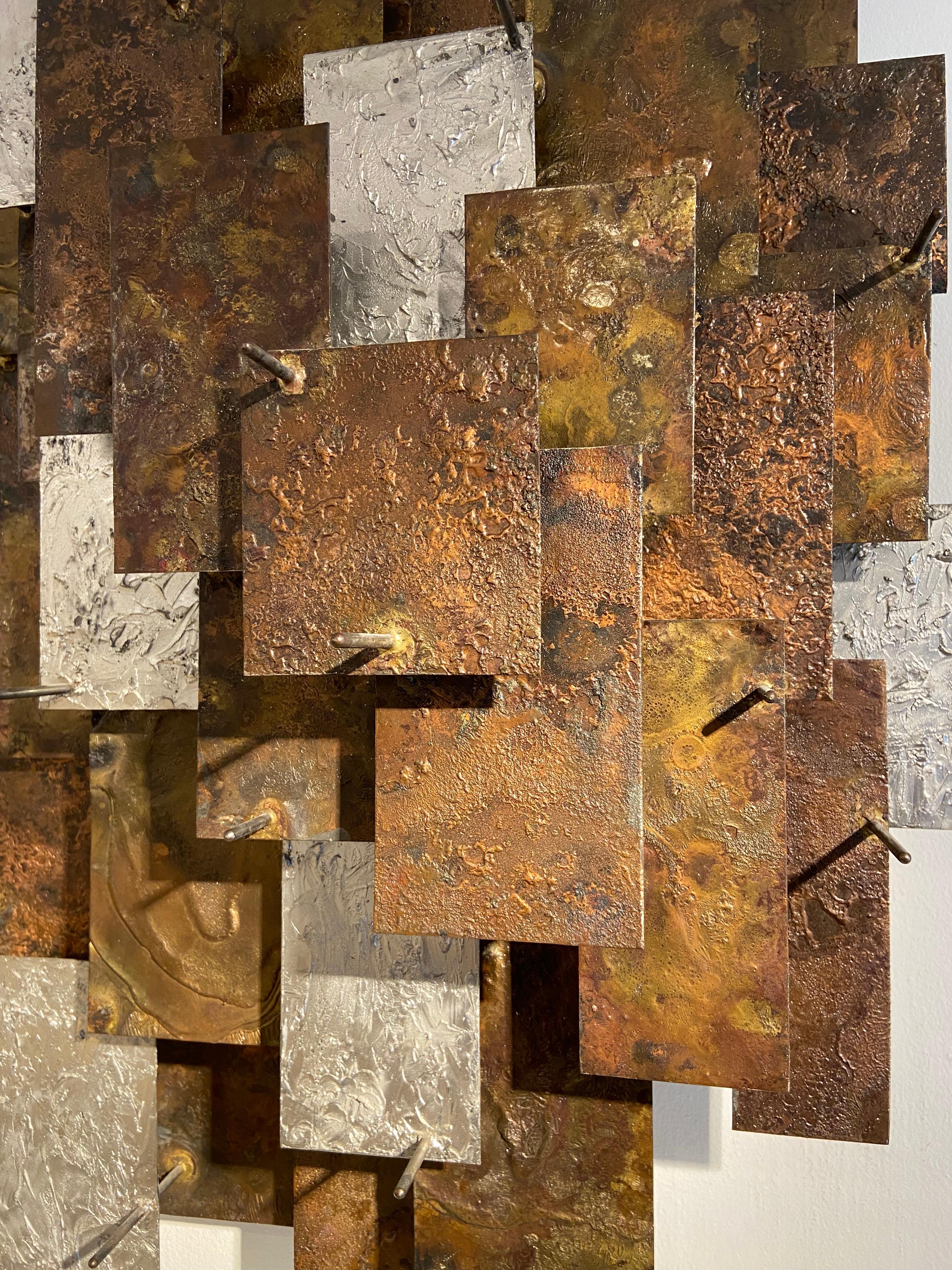 Auguste Fix – Brutalist Wall Lamp, Signed, France, circa 1960 For Sale 1