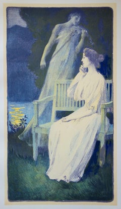 Night Andante - lithographie originale (1897-1898)