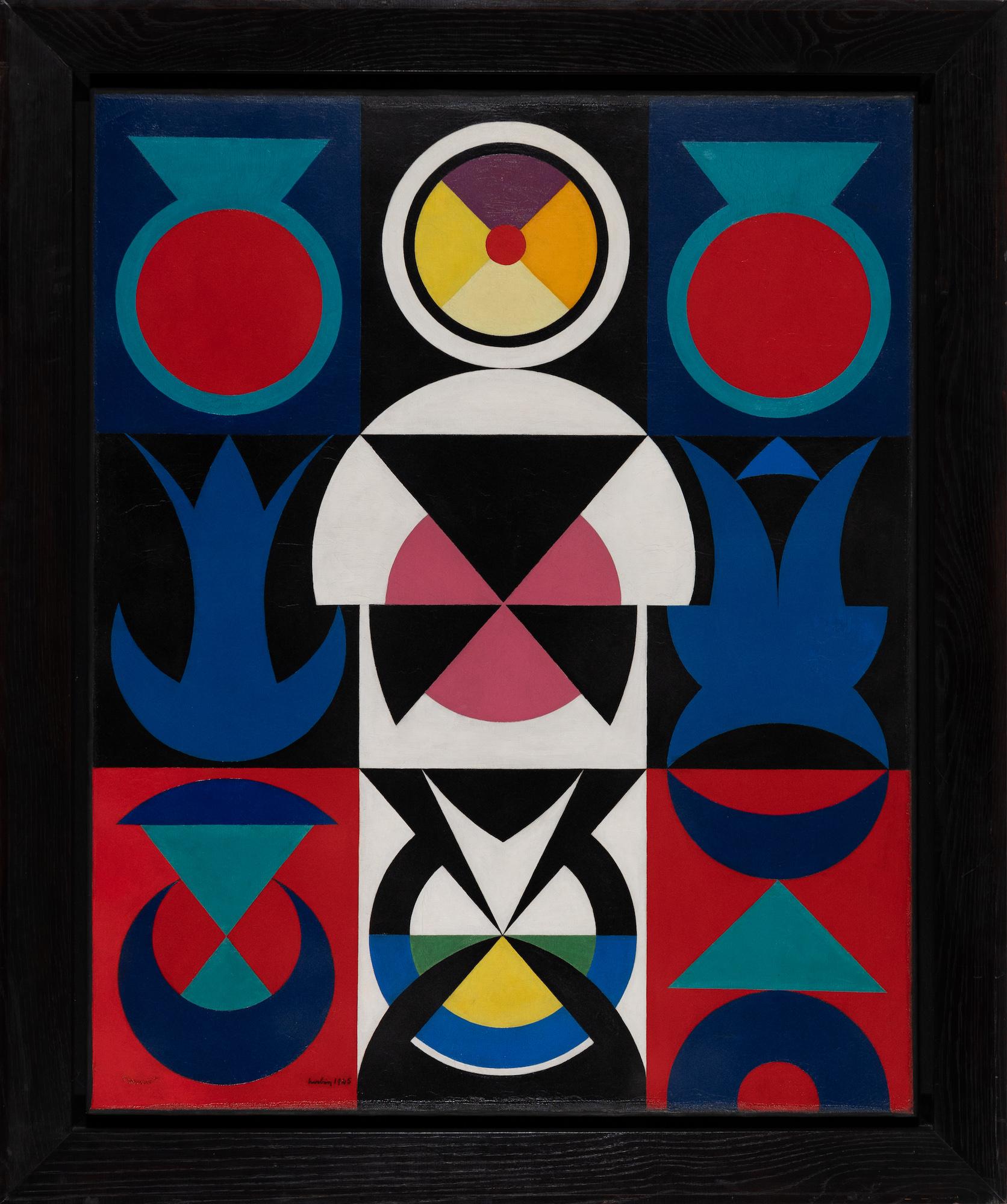 VENUS I by Auguste Herbin - Abstract, geometric painting For Sale 1