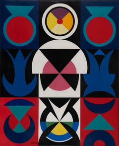VENUS I by Auguste Herbin - Abstract, geometric painting