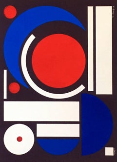 Auguste Herbin „Una“ Serigrafie (Geometrische Abstraktionskunst) 