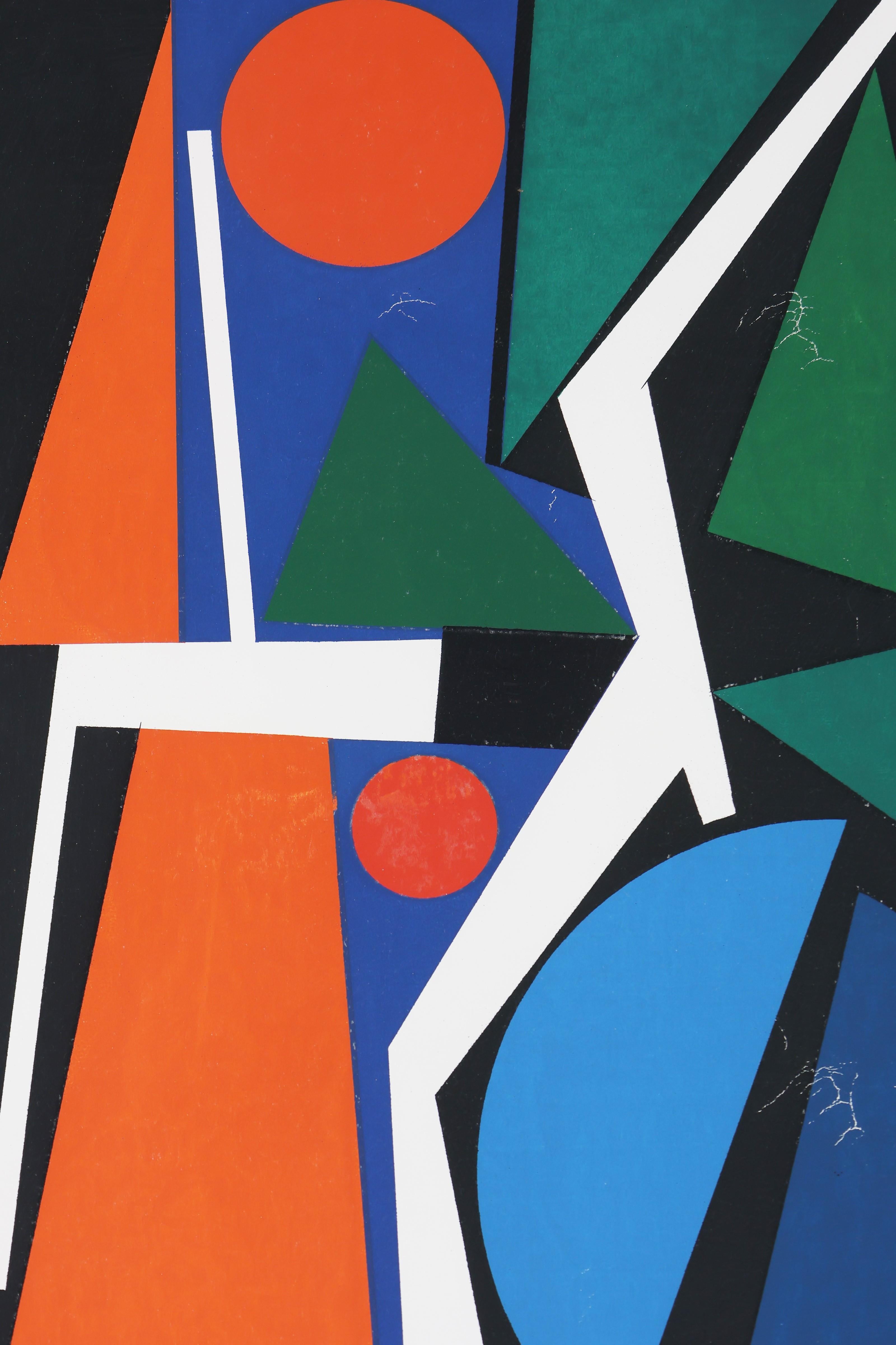 Señora (Fou), 1953 - Print Geométrico abstracto de Auguste Herbin