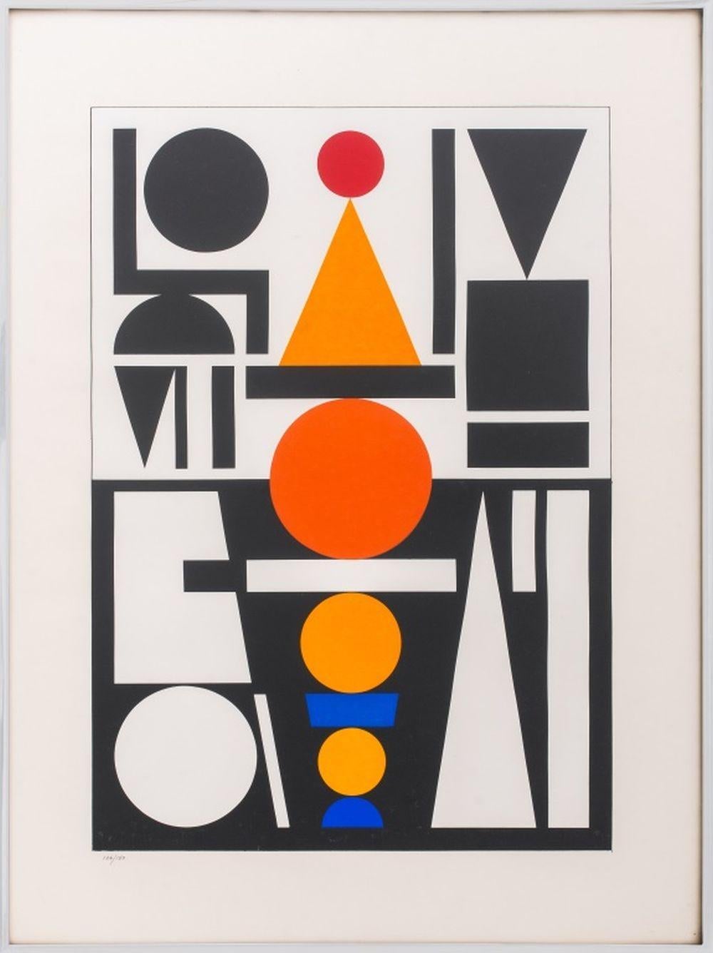 Auguste Herbin Abstract Print - Vin