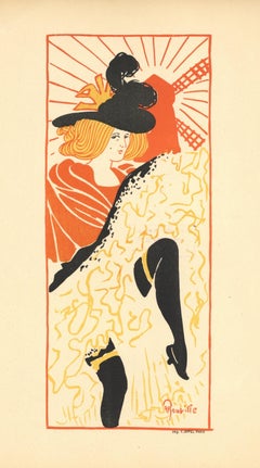 (d'après) Auguste Roubille - affiche lithographique - Moulin Rouge