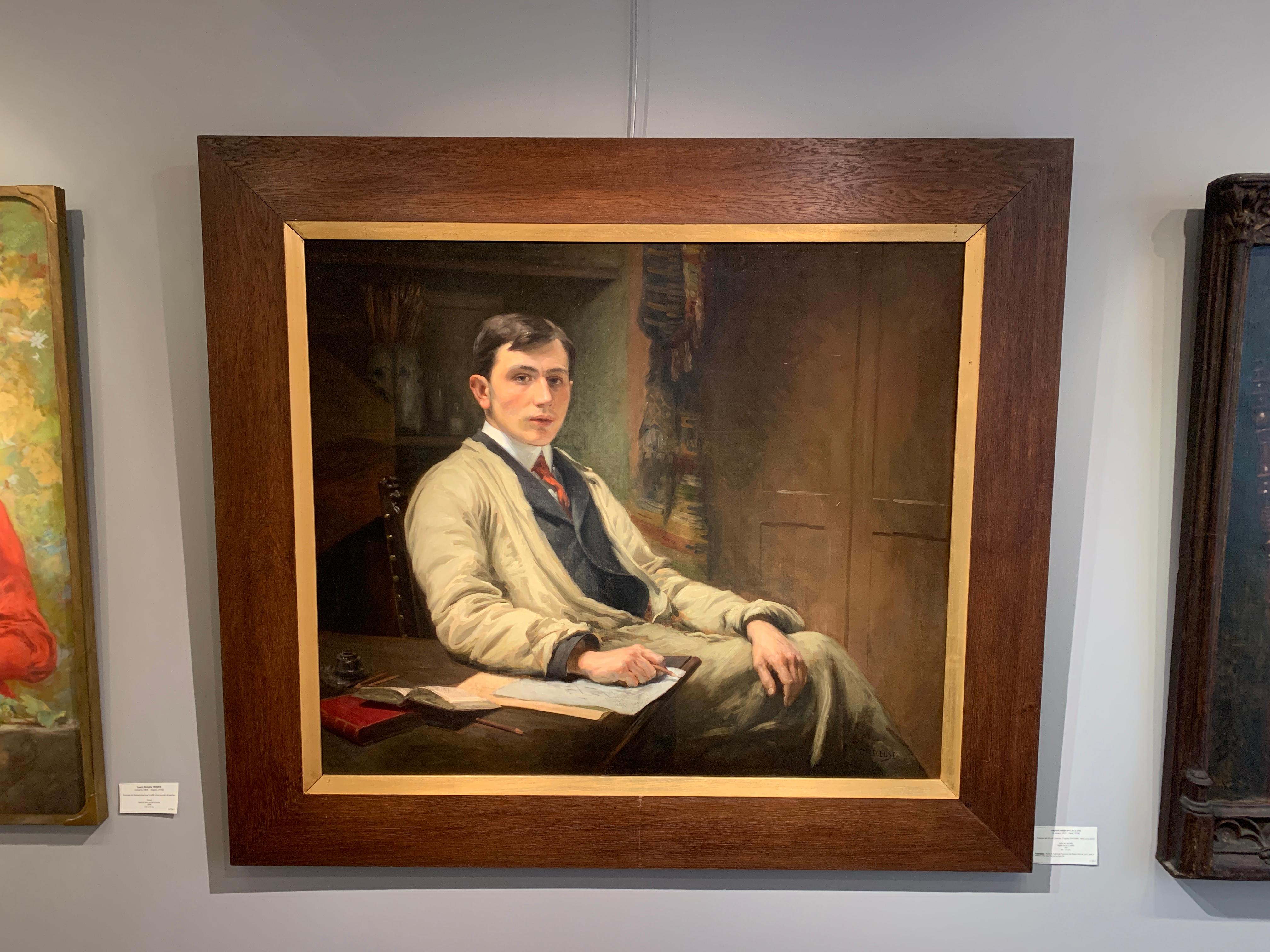 Portrait of young man - The artist's son For Sale 1