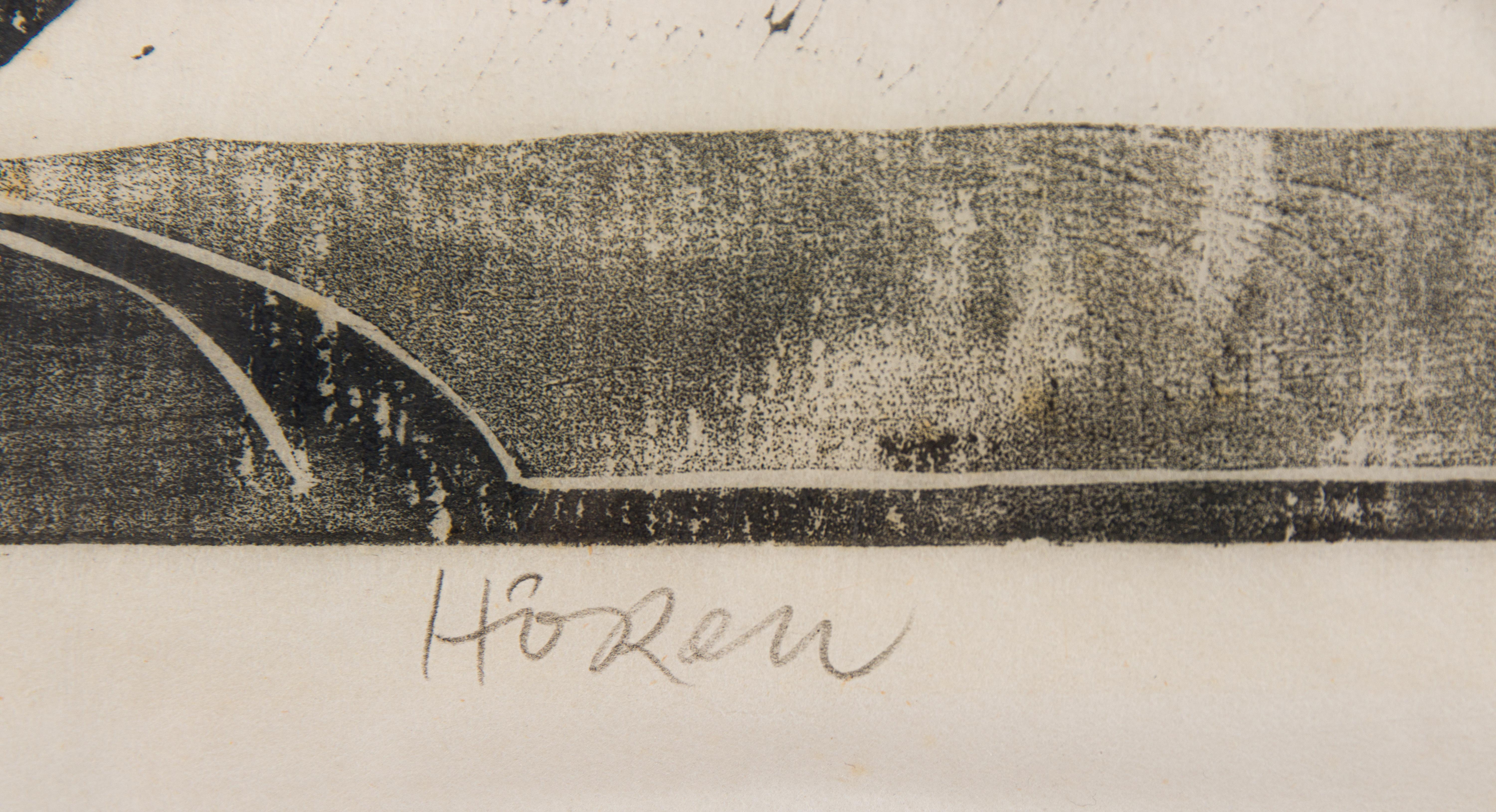 Hören / Listening - Print by Auguste Kronheim