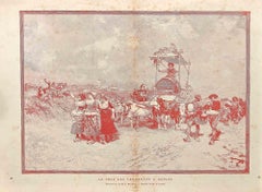 La Fede des Vendanges à Naple-Lithograph by Auguste Lepère-Early 20th Century