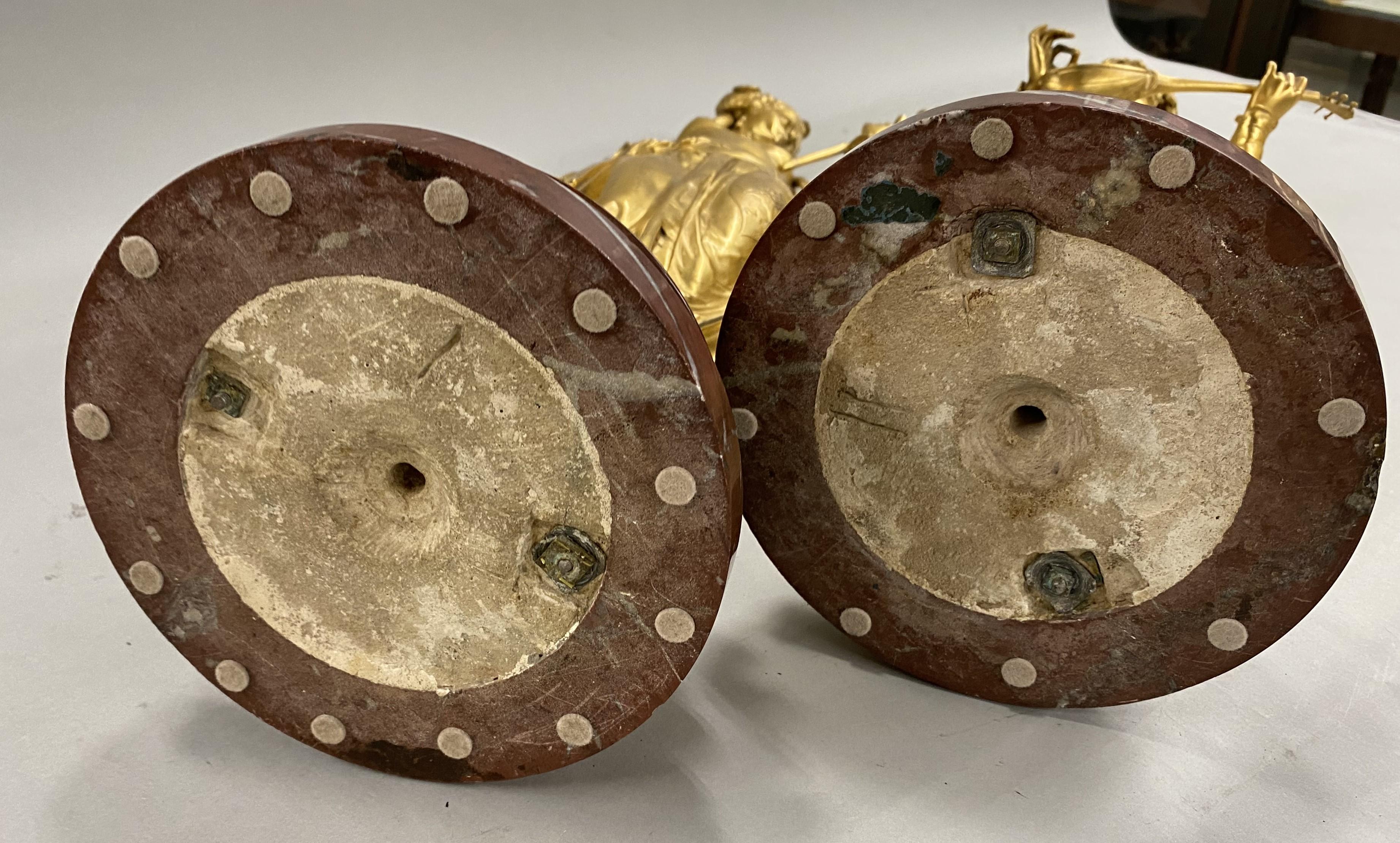 Auguste Louis Lalouette für Tiffany & Co, Paar vergoldete figürliche Bronzen aus dem 19. Jahrhundert, Paar im Angebot 13