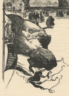 A l'Exposition Universelle: La Tour Eiffel