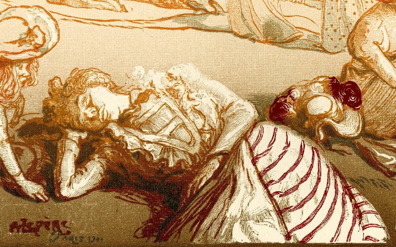 The Modernity - Print de Auguste Louis Lepère
