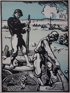 Fishermen - Original lithograph (1897/98)