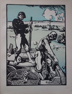 Fishermen - Original lithograph (1897/98)