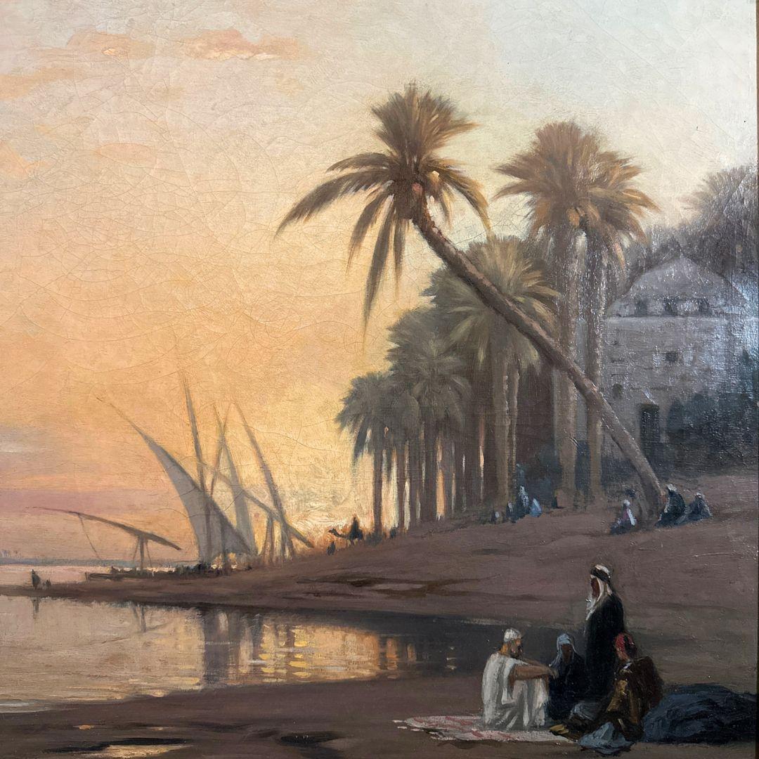 Auguste Louis Veillon, un celebre artista del XIX secolo, è emerso come una figura di spicco all'interno del movimento orientalista. Nato con uno spirito creativo a Parigi, in Francia, nel 1824, il fascino di Veillon per le terre esotiche e