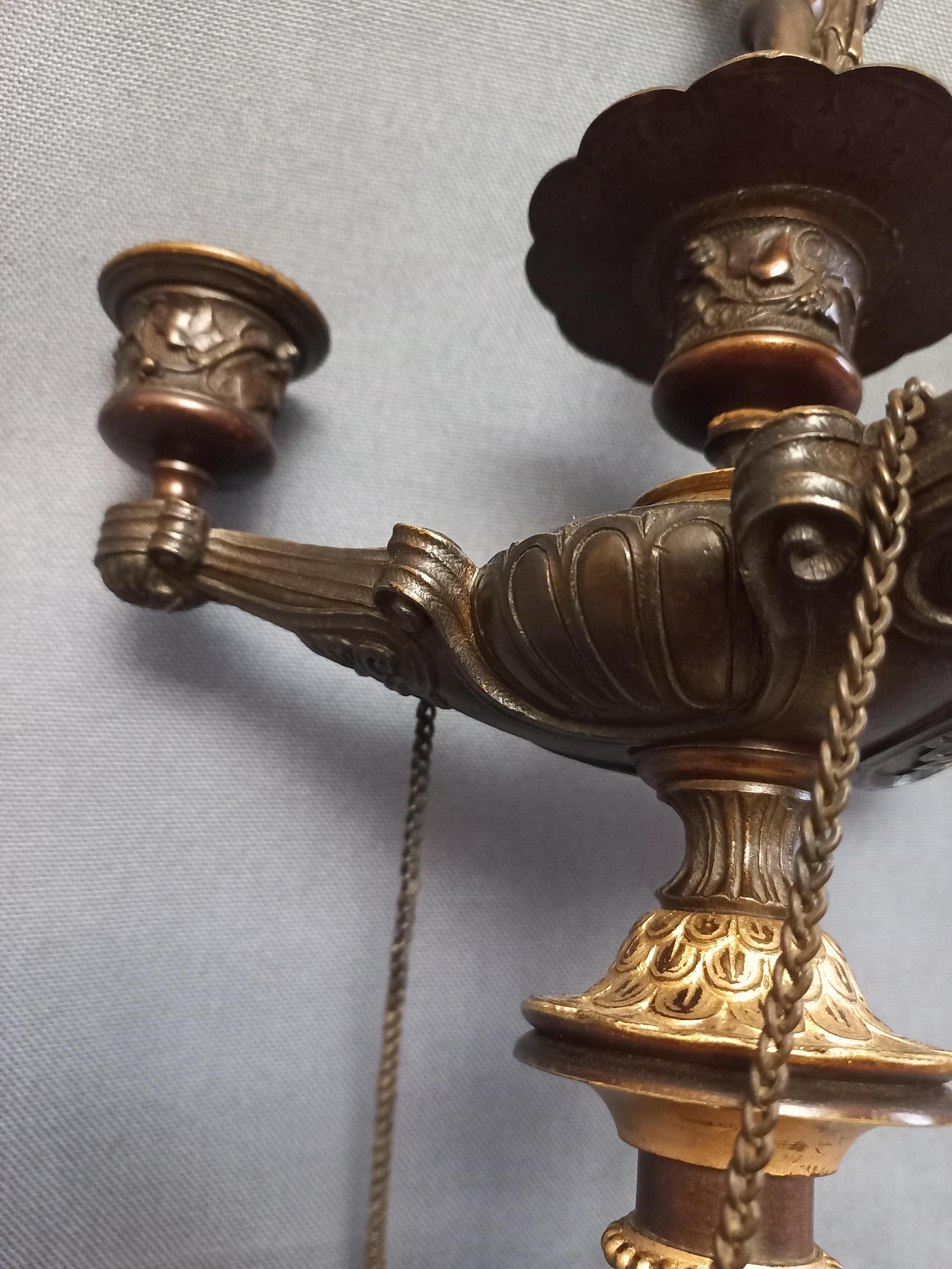 Auguste-maximilien Delafontaine Large Pair Of Candelabra In Bronze 2