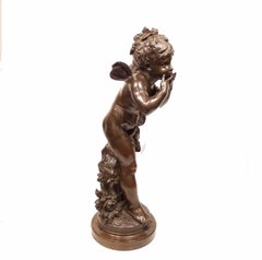 Auguste Moreau Bronze Sculpture, The Kiss