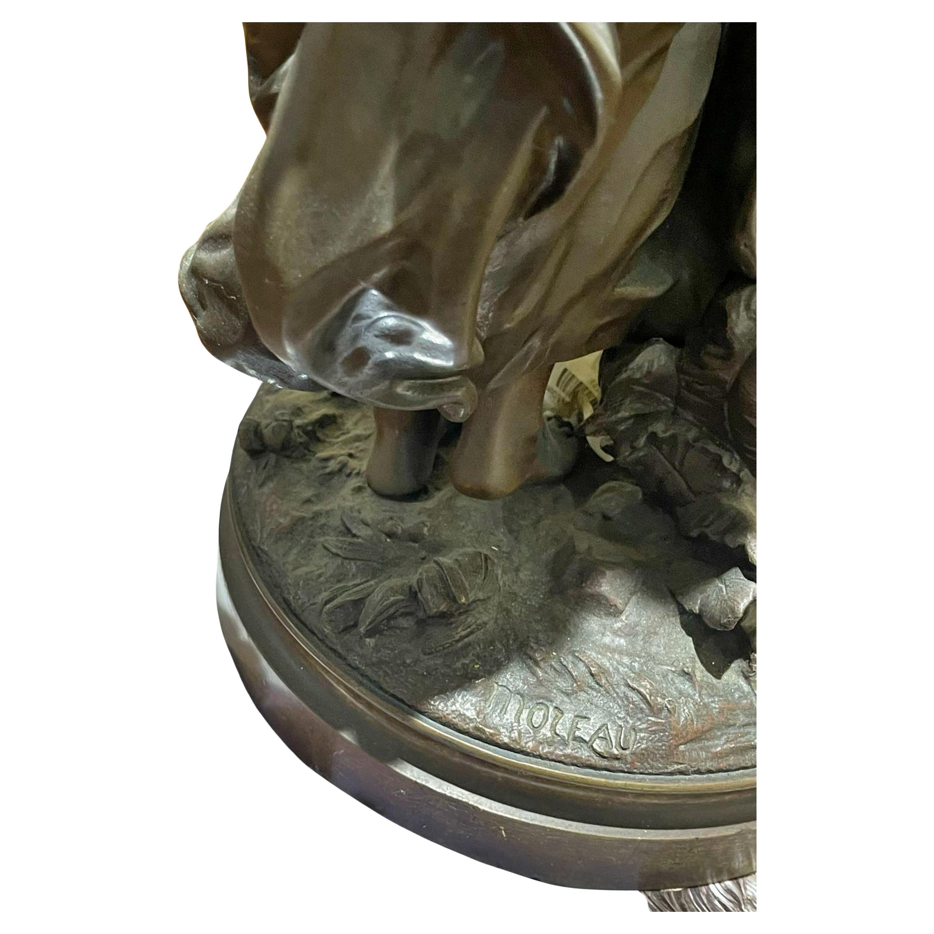 Hand-Crafted AUGUSTE MOREAU ( 1834-1917 )  