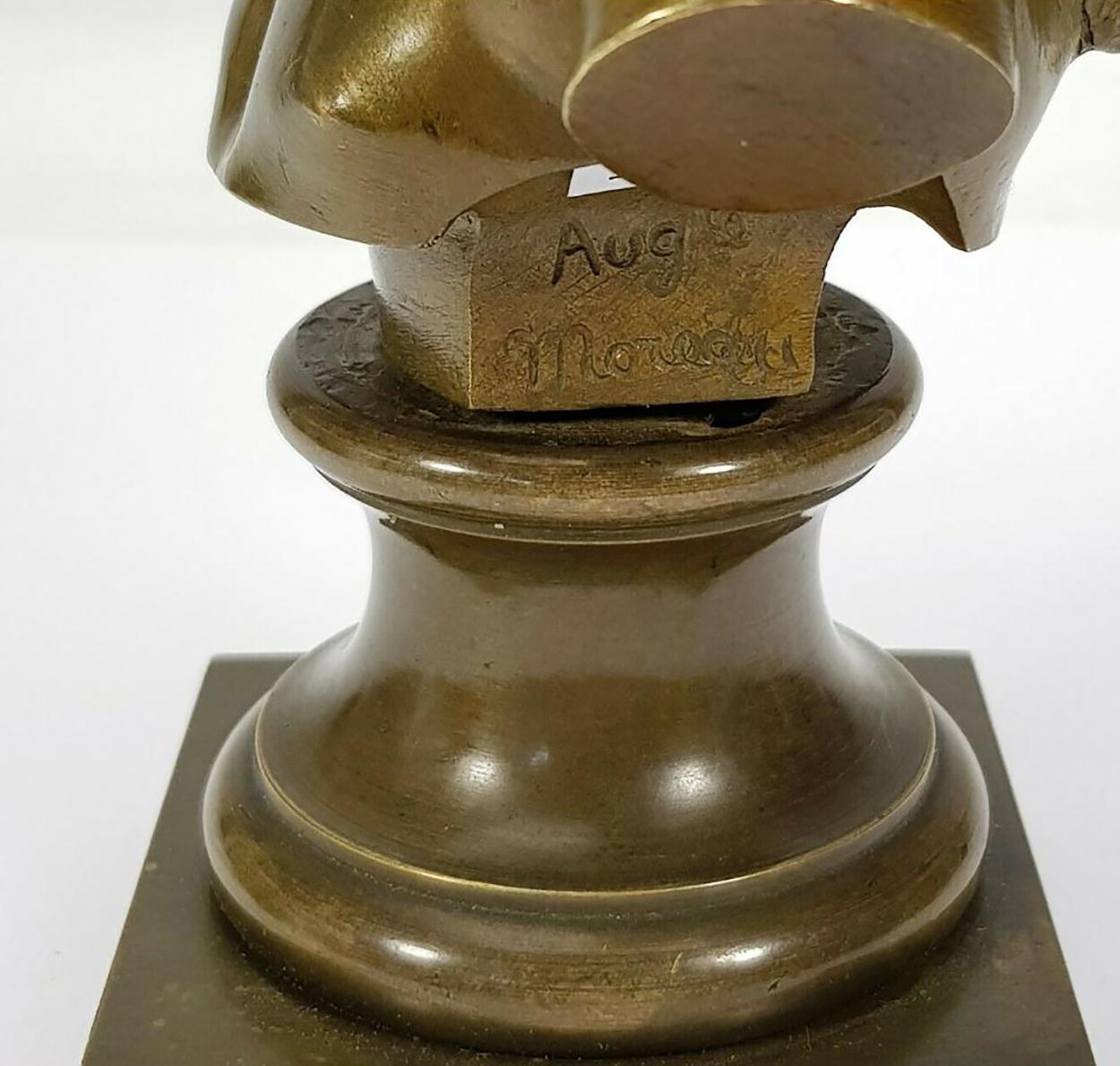 Auguste Moreau Bronze-Engel Putto, Frankreich, 1855-1919 (Französisch) im Angebot