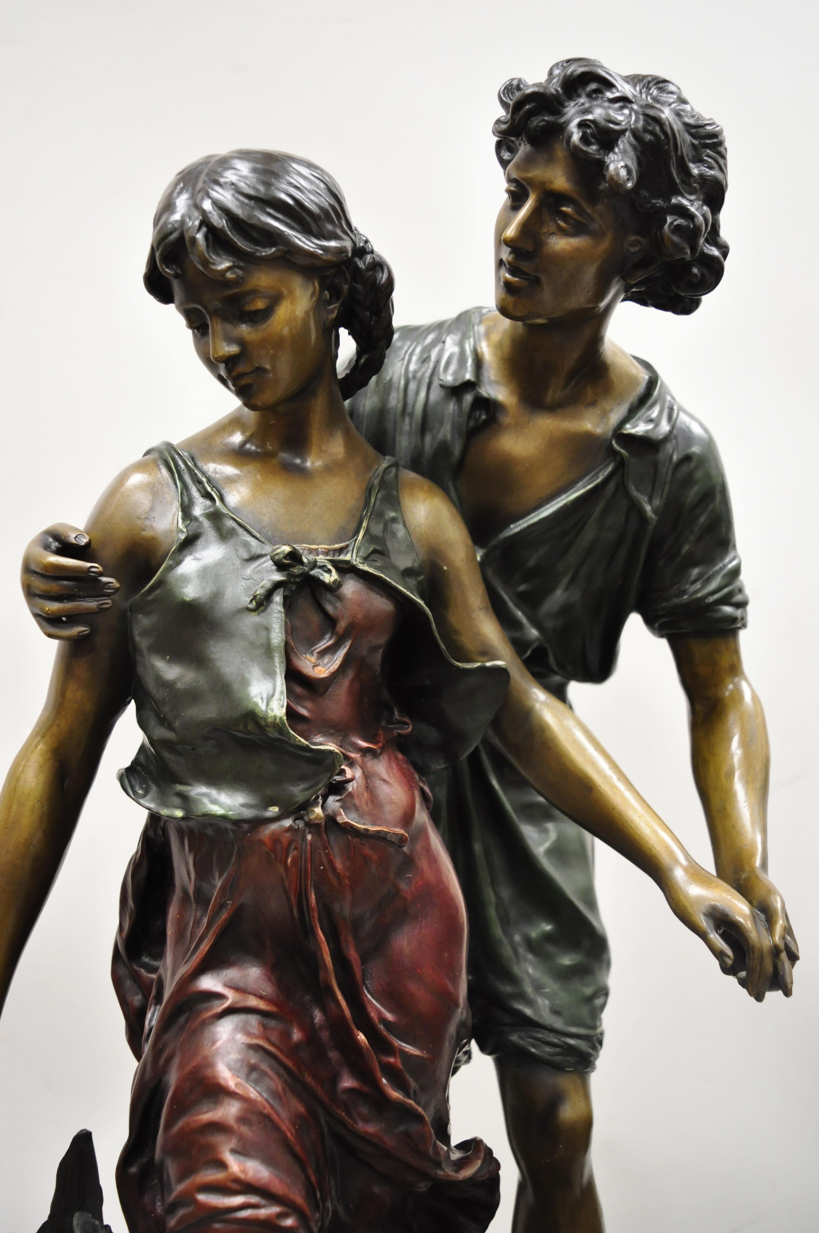 auguste moreau bronze sculpture