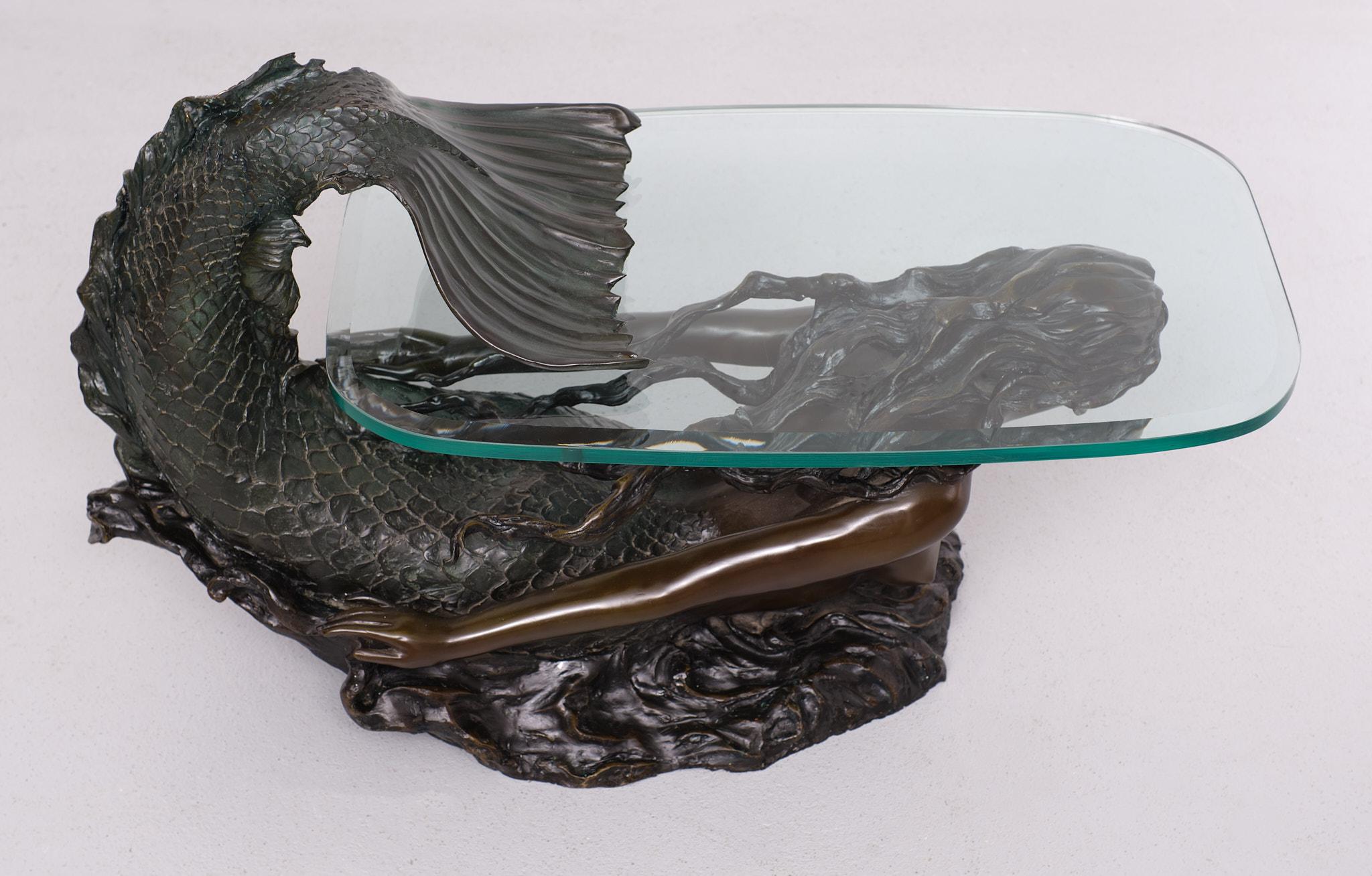 Auguste Moreau  Bronze Mermaid coffee table  France 4