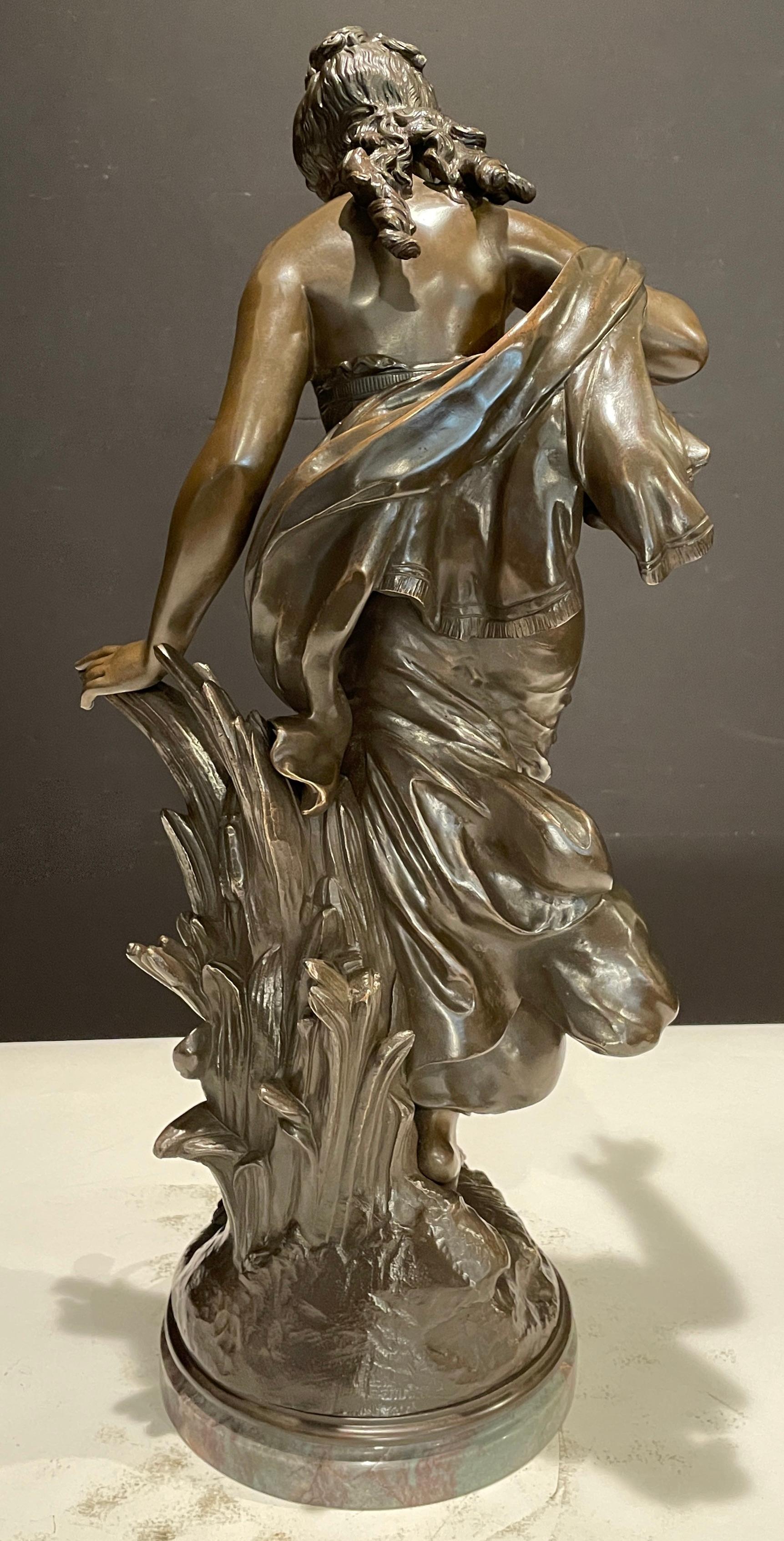 auguste moreau bronze statue