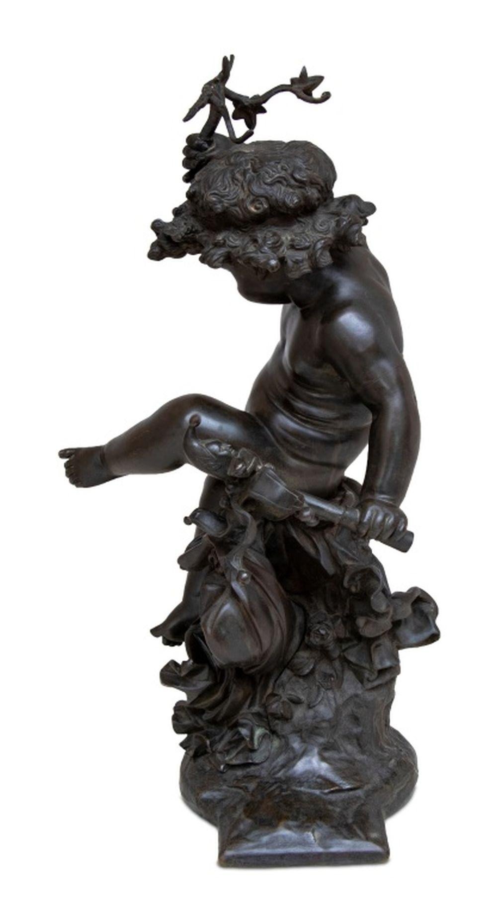 Patinated Auguste Moreau 