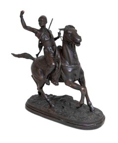 Auguste Moreau "The Falconer" Bronze