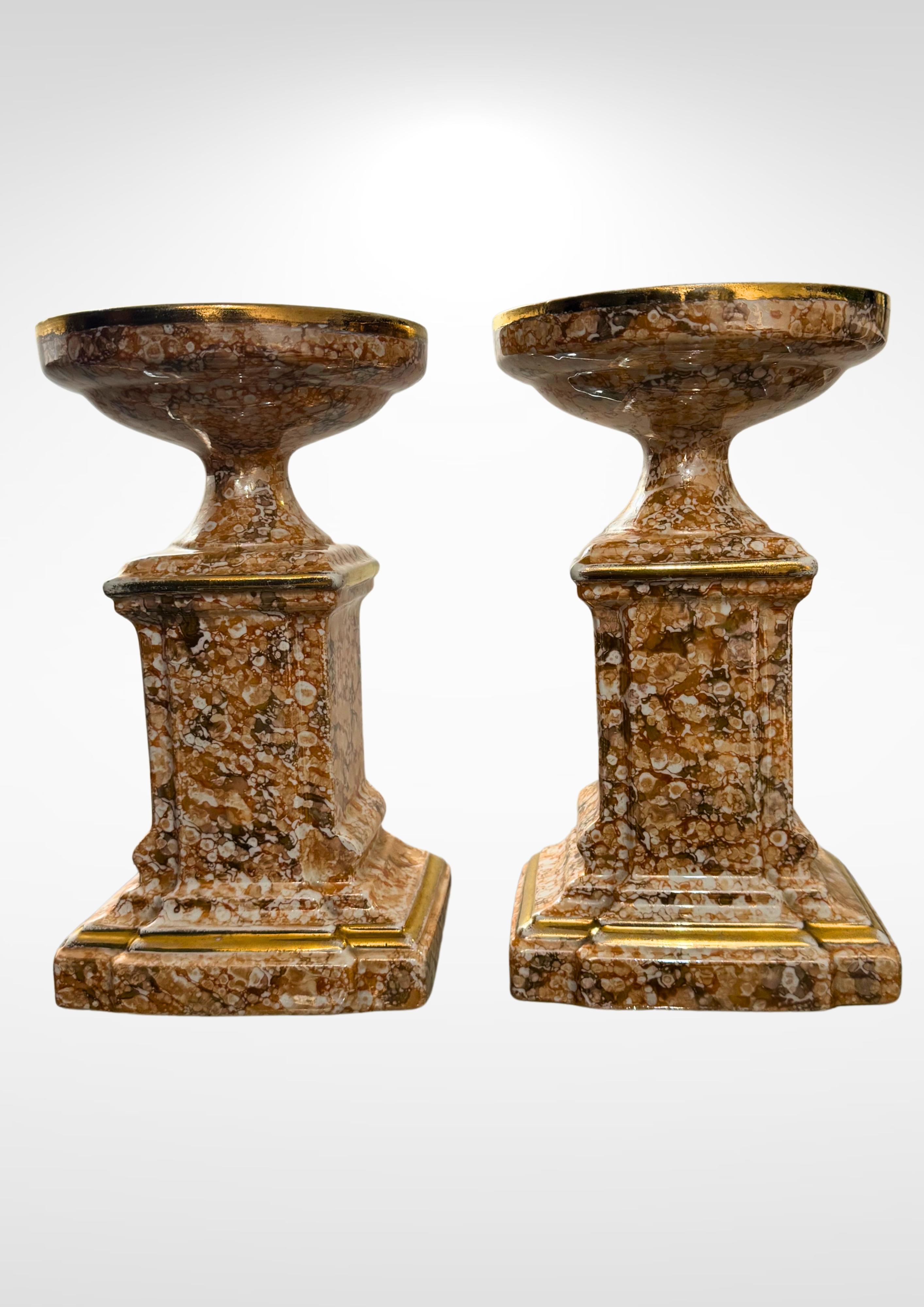 Auguste Mouzin et Cie Paar keramische Tazza-Urnen aus den 1930er Jahren im Angebot 2