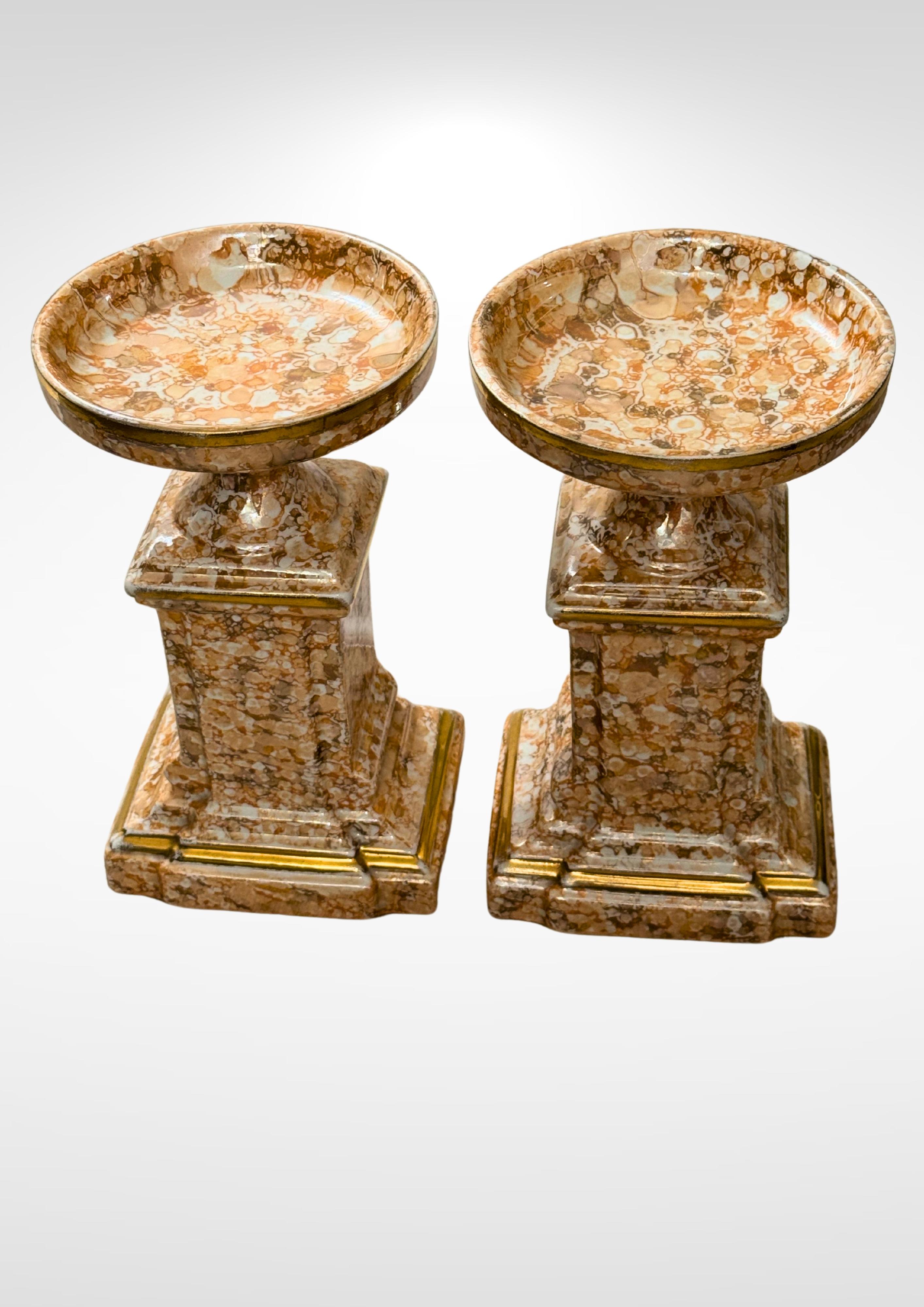 Auguste Mouzin et Cie Paar keramische Tazza-Urnen aus den 1930er Jahren im Angebot 6