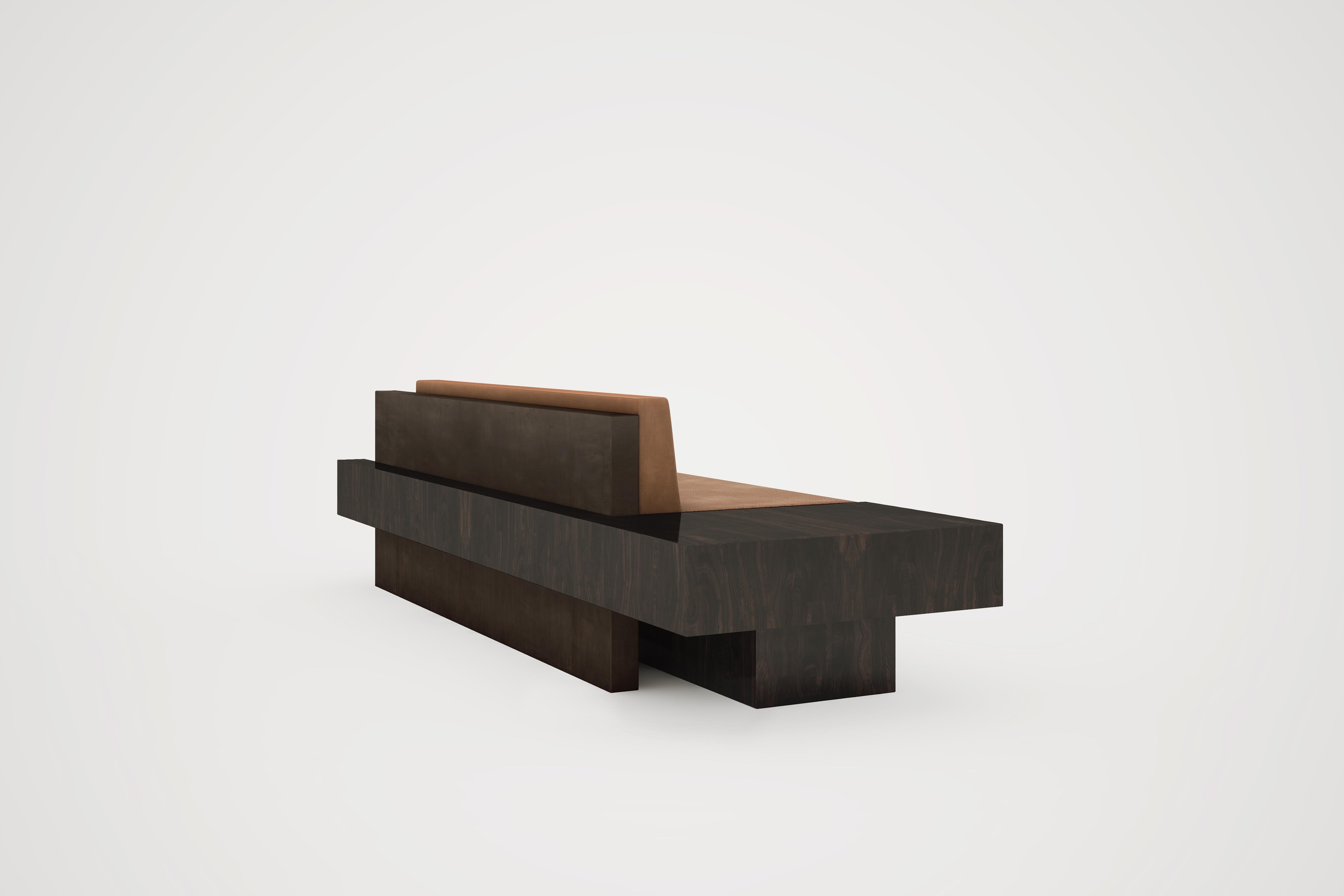 Contemporary Auguste Piece 03 White Onyx Limited Edition Sofa by Tristan Montabord-Marc For Sale