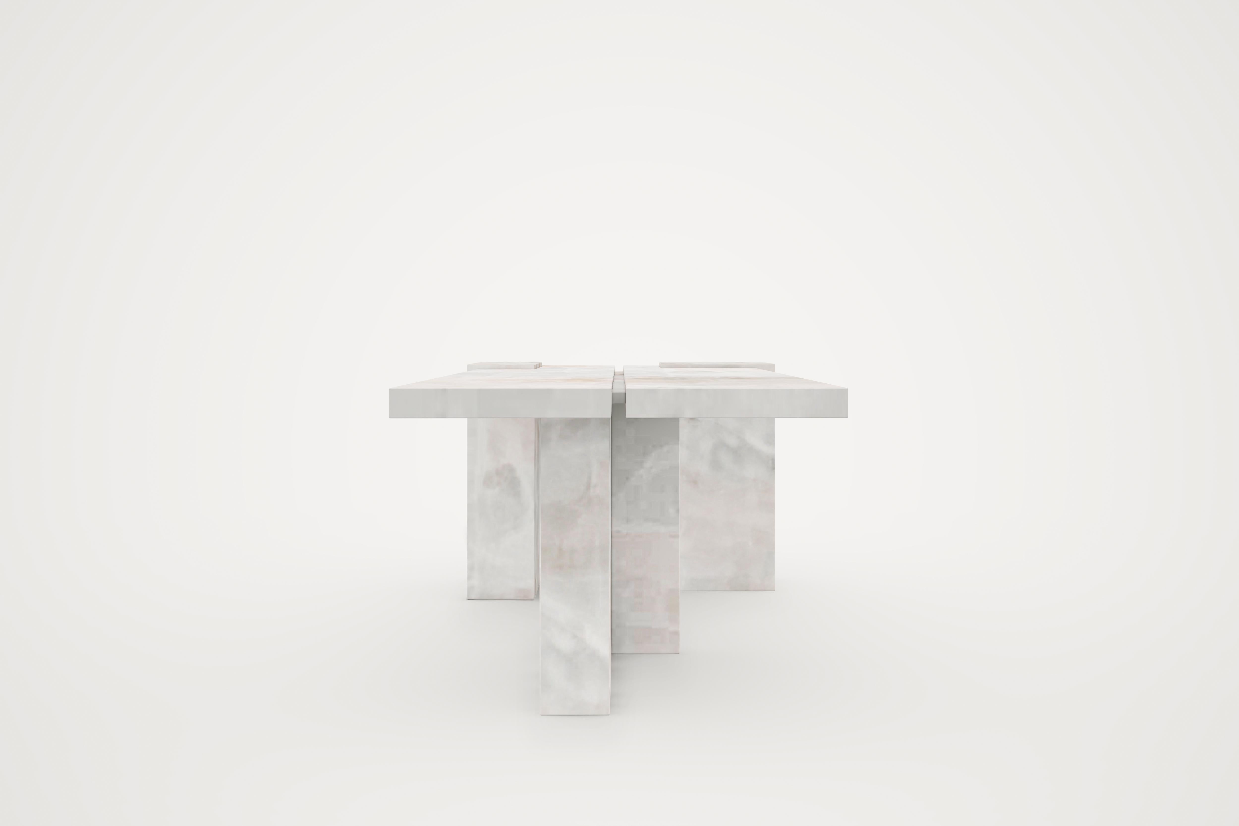 Post-Modern Auguste Piece 05 Onyx Limited Edition Dining Table by Tristan Montabord-Marc For Sale