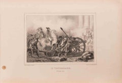 13 Vendémiaire, St Roch 1795 - Lithograph by Auguste Raffet - 1830s