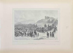 Army Gets Position - Lithograph by Auguste Raffet - 1837