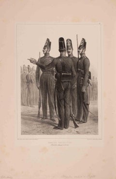 Arnaouts Gardes-Côtes (Babadagh, Roumélie, 15 août 1837 by Auguste Raffet - 1841