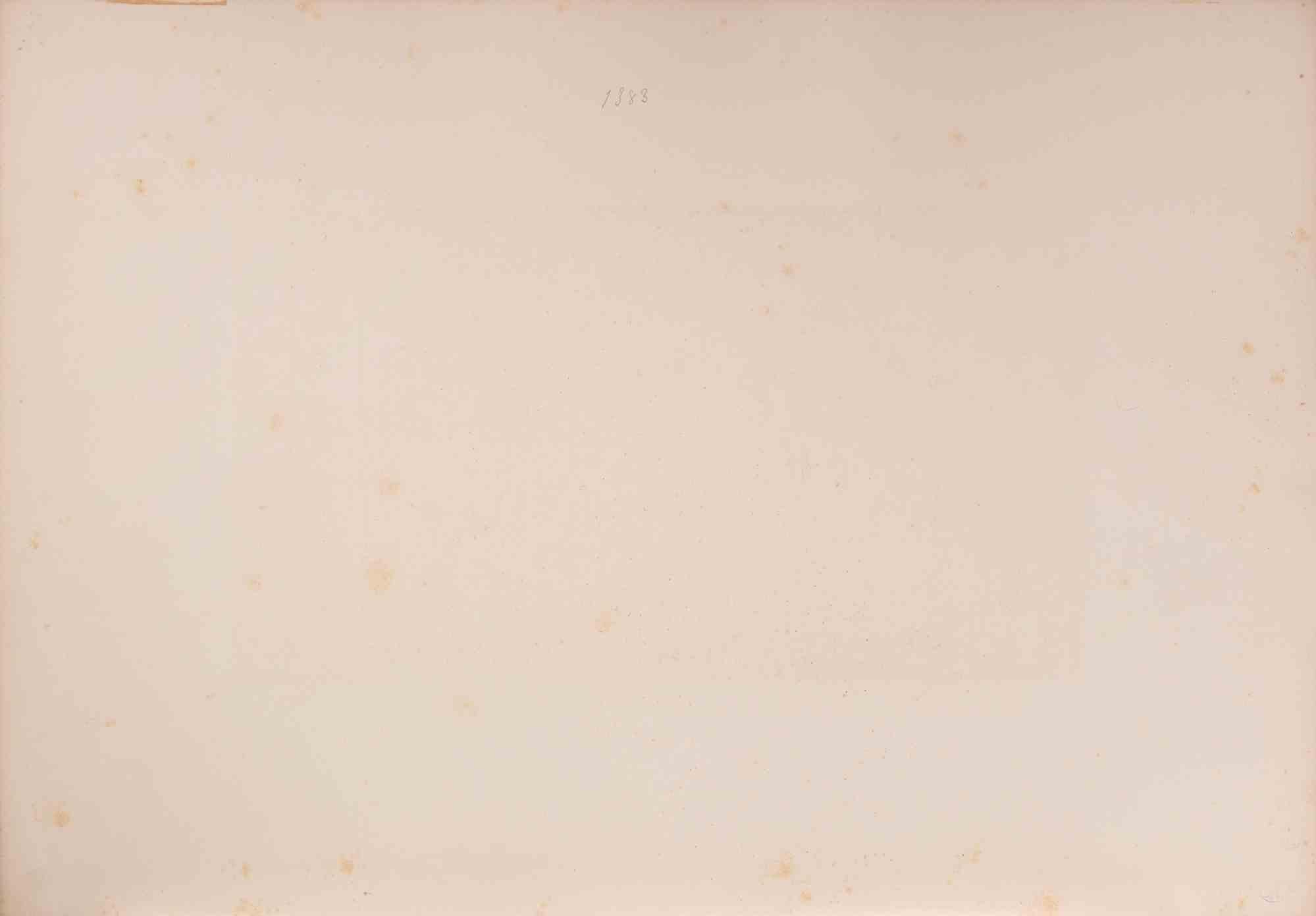 Bain Tatar (Tatar Bath) - Lithograph by Auguste Raffet - 1840 For Sale 1