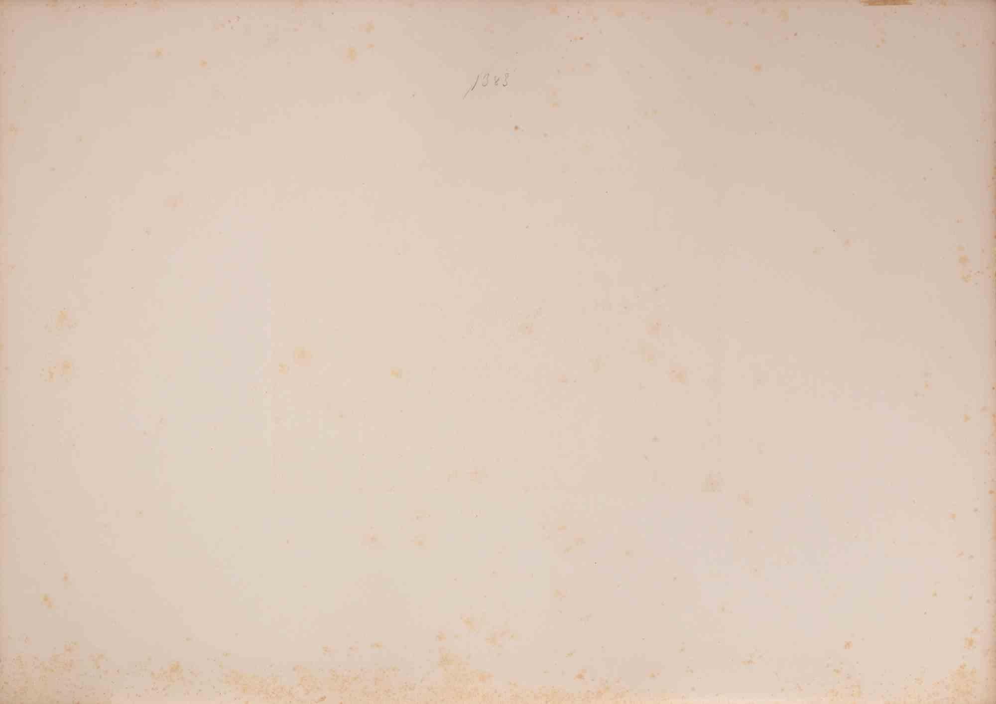 Camp de Garde à Bourgas... - Lithograph by Auguste Raffet - 1845 For Sale 1