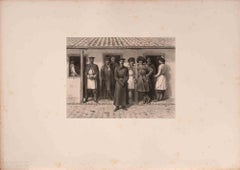 Camp de Garde à Bourgas... - Lithograph by Auguste Raffet - 1845