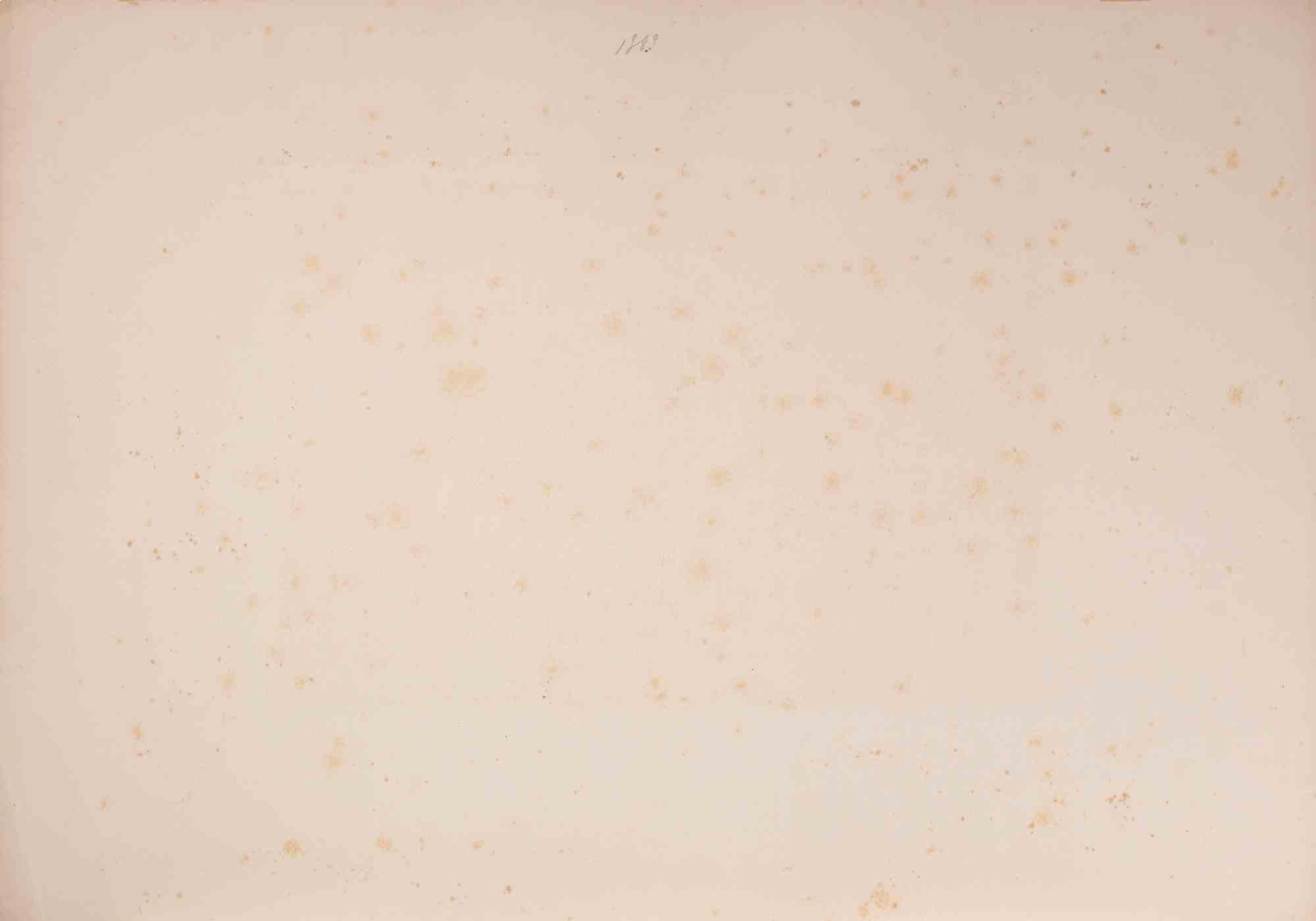 Château du Comte de Woronzoff, Crimée - Lithograph by Auguste Raffet - 1840 For Sale 1