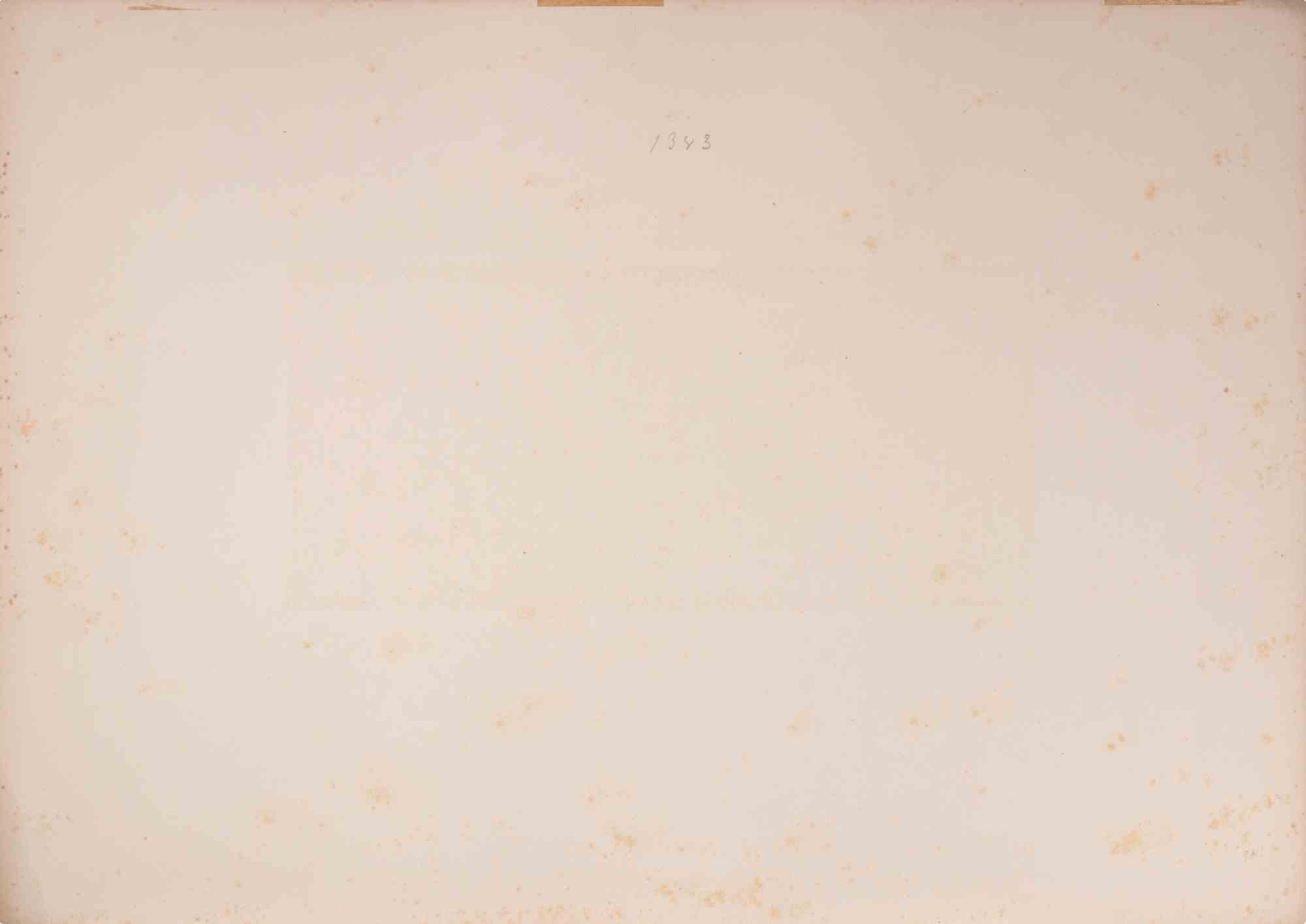 Crimée – Le Quartier Tatar à Moudjou - Lithograph by Auguste Raffet - 1840 For Sale 1