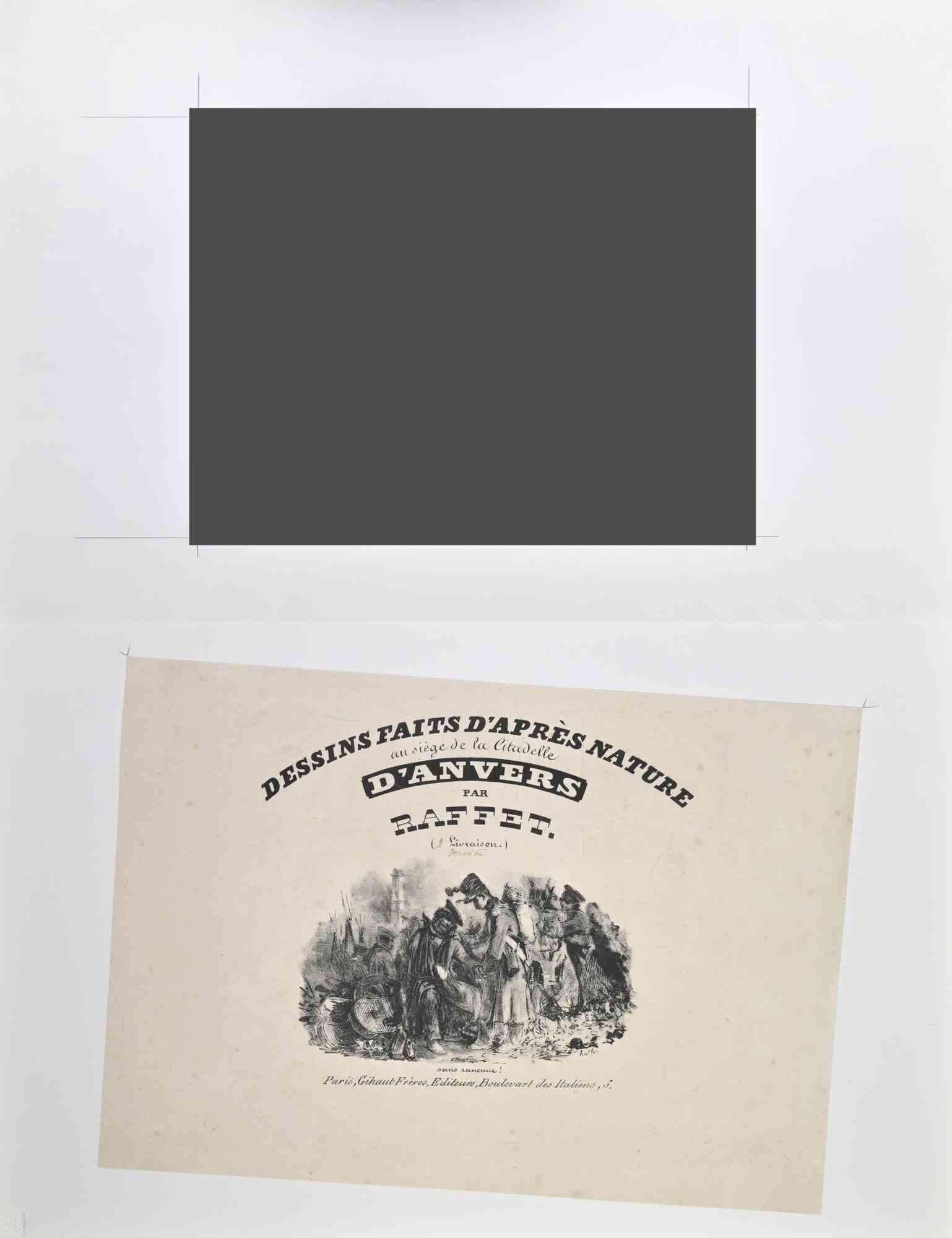 Dessins Faits D'Après Nature au Siège... - Lithograph by Auguste Raffet - 1833 For Sale 1