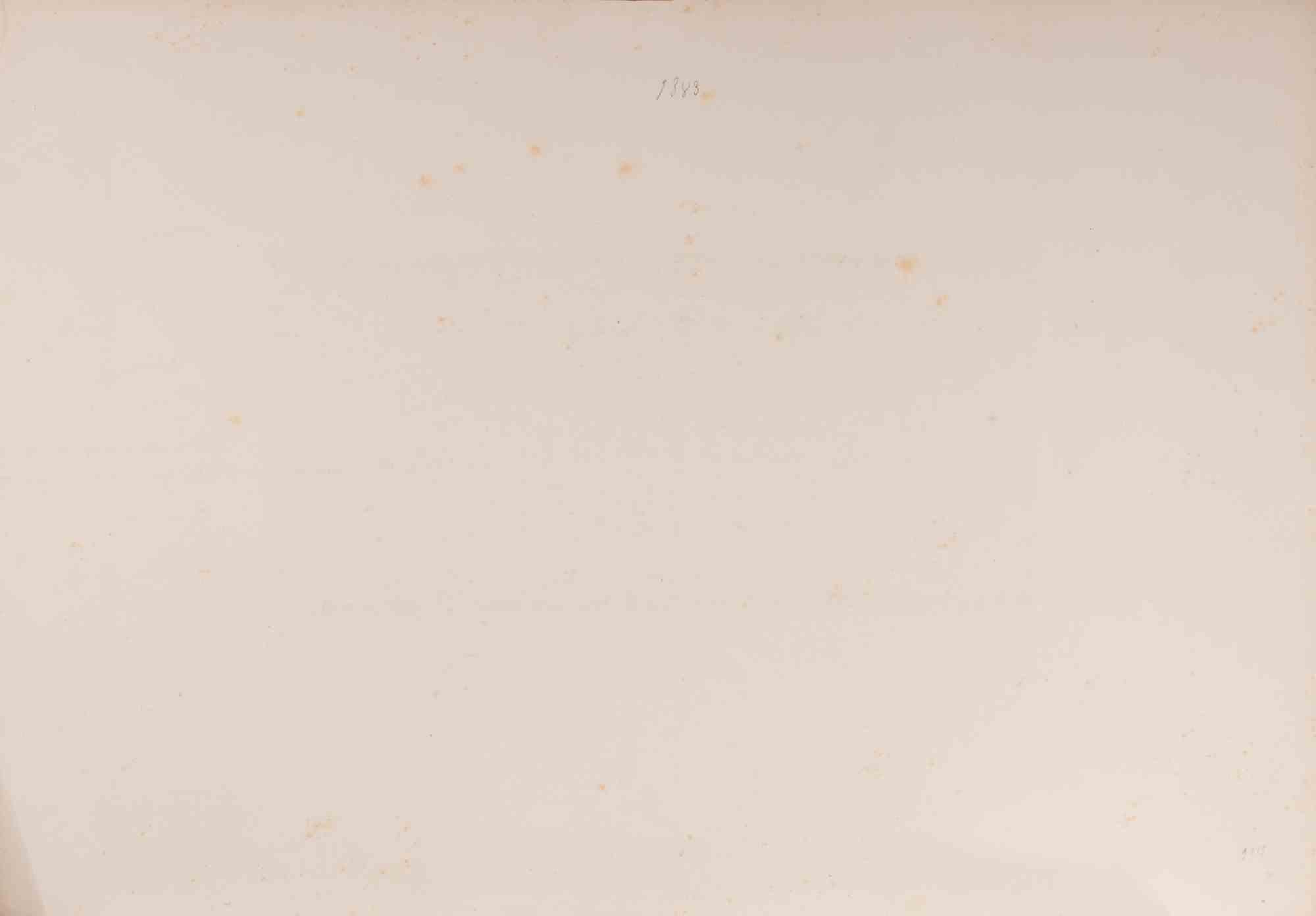 Everyday Life of the Army - Lithograph by Auguste Raffet - 1838 For Sale 1