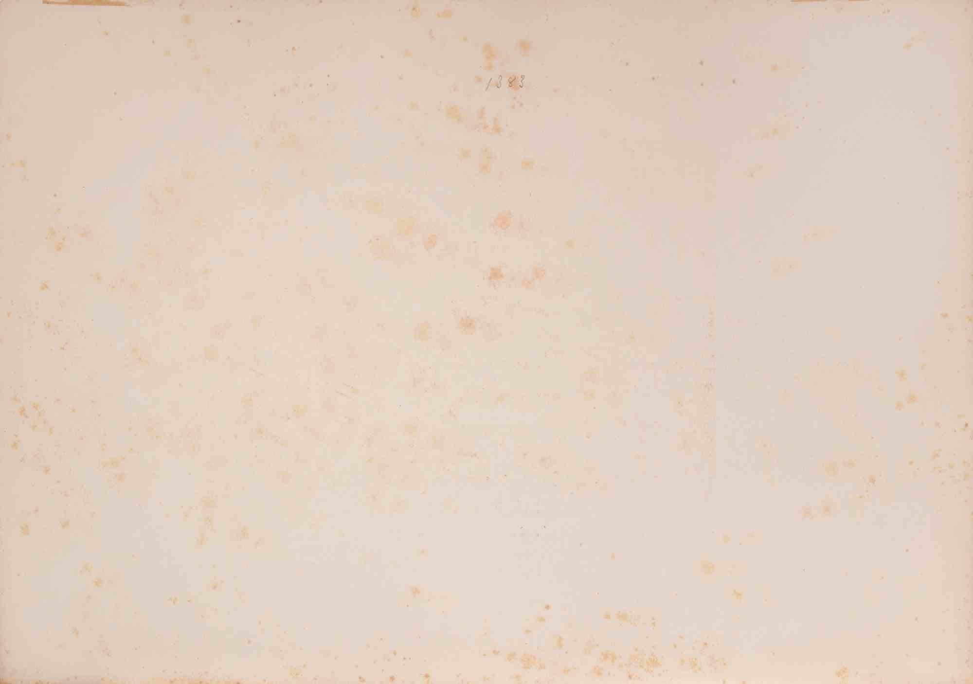 Famille Tatare à son Souper - Lithograph by Auguste Raffet - 1846 For Sale 1