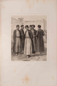 Karaïmes (Tchérsonèse, Crimée) - Lithograph by Auguste Raffet - 1830s
