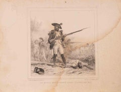 Le Moral est Affecté chez l’Autrichien! - Lithograph by Auguste Raffet - 1800s