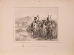 Le Représentant a dit - Lithograph by Auguste Raffet - 1830s